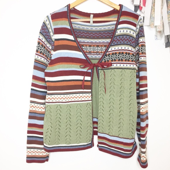 Hanna Andersson Sweaters - Hannah Andersson multicolored cardigan Large